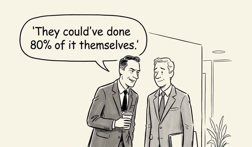 Accenture booked $2.2 billion in AI consulting last quarter. Here's the part your engineering team could have handled for free.