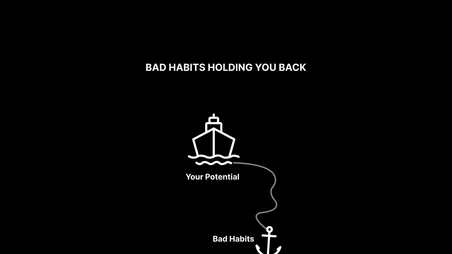 Bad Habits Holding You Back - by Sahil Bloom