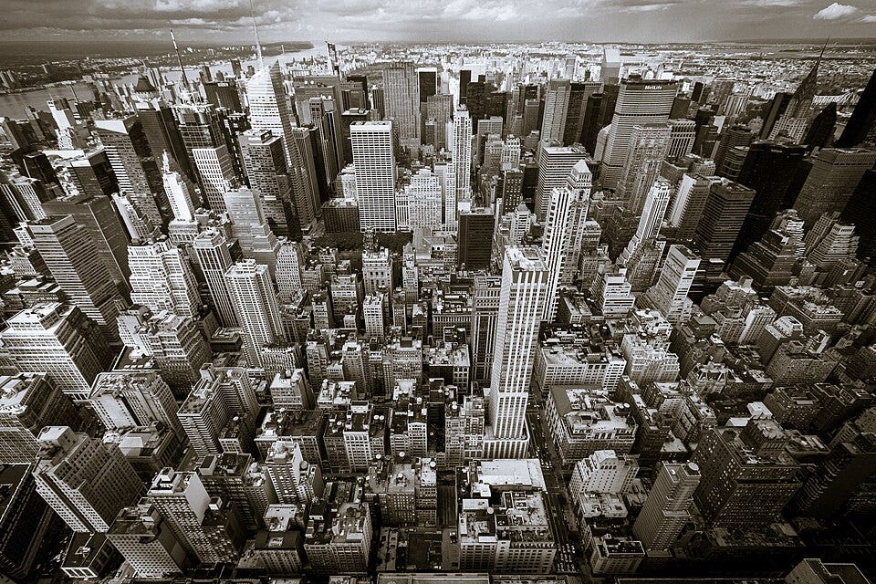 File:New York City (New York, USA), Empire State Building -- 2012 -- 6448 (bw).jpg