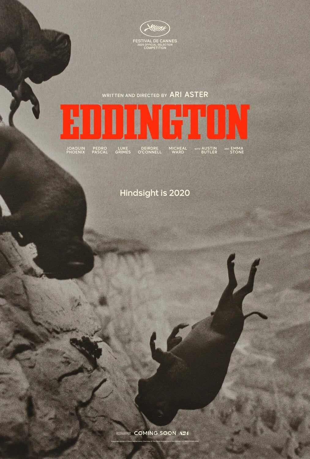 Eddington 2025 Movie Poster Wall Art (a) 11x17 24x36 27x40" Pedro Pascal Poster - Picture 1 of 3