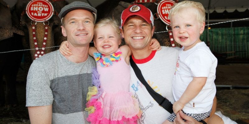 neil patrick harris with family neil patrick harris with family