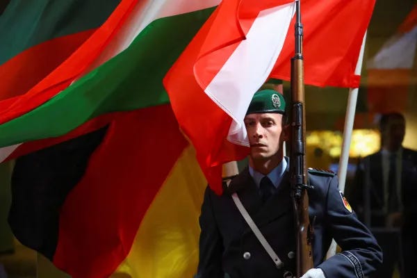 At a European Union meeting in Berlin, November 2023 At a European Union meeting in Berlin, November 2023