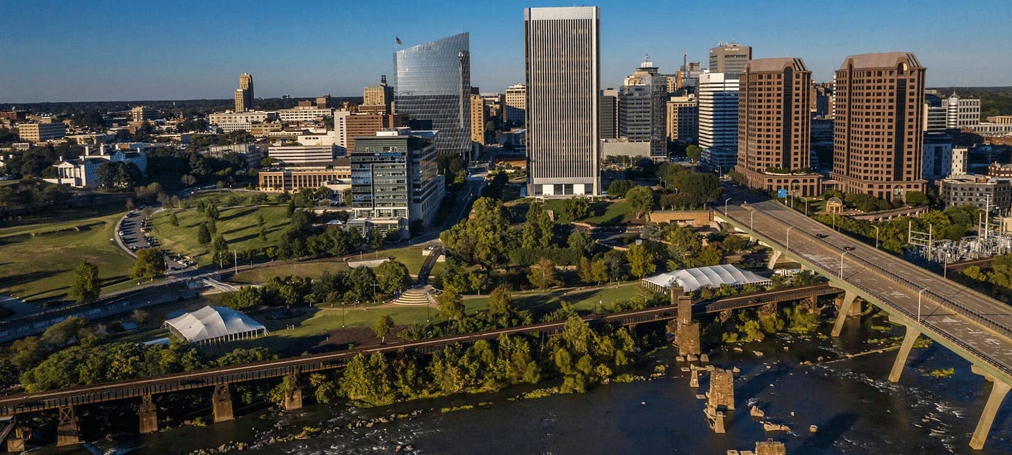 Brown's Island in Richmond