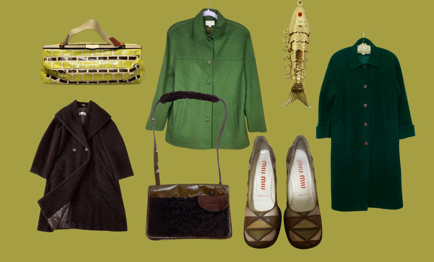 miu miu bags & maxmara coats - by Viv Chen - The Molehill