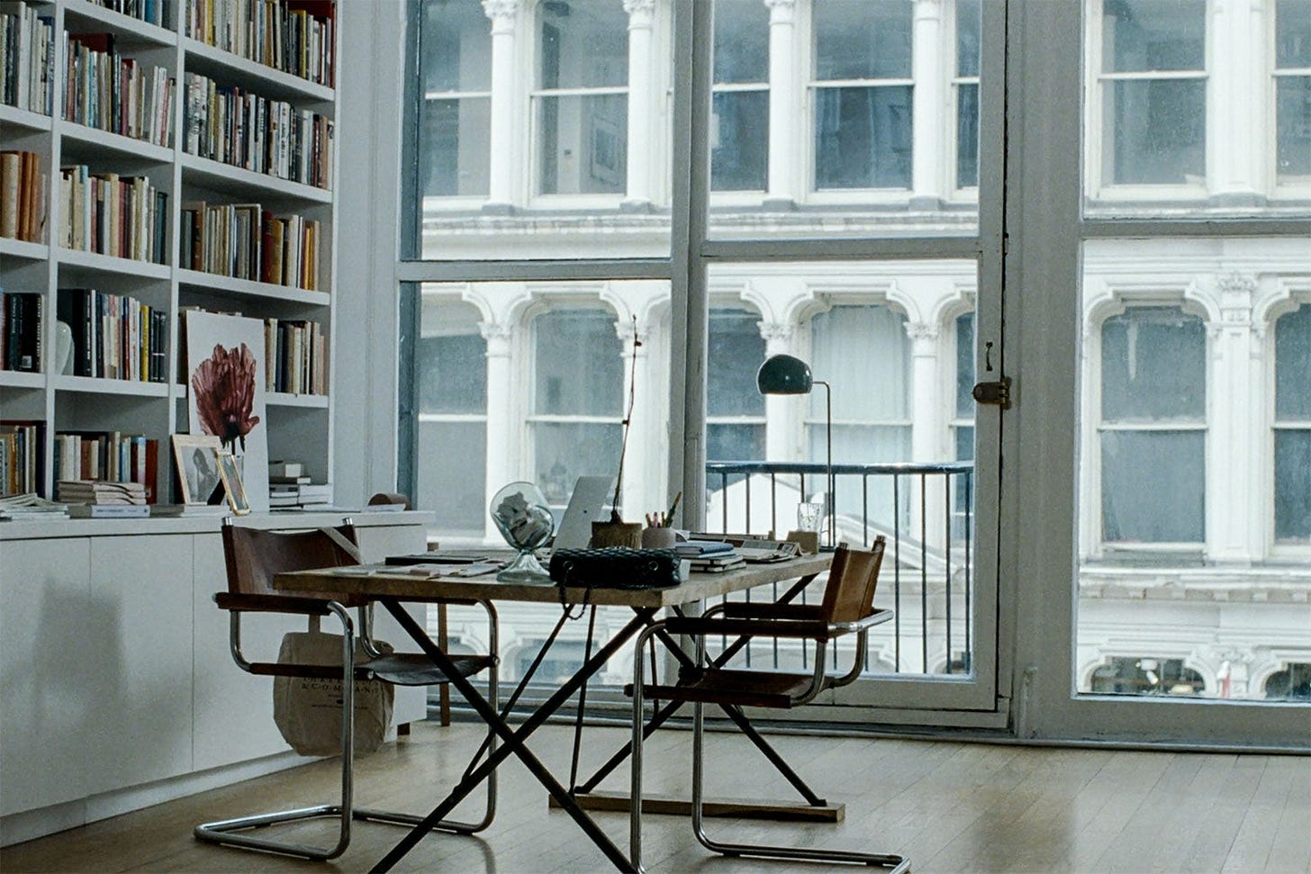 A light-filled office with a view of SoHo A light-filled office with a view of SoHo