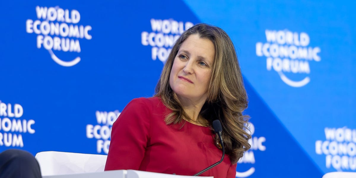 Freeland to resign from cabinet, take on Ukraine envoy role