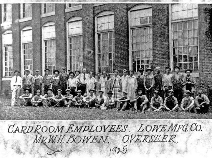Historical photos of the textile mill Lowe Mill ARTS & Entertainment inhabits
