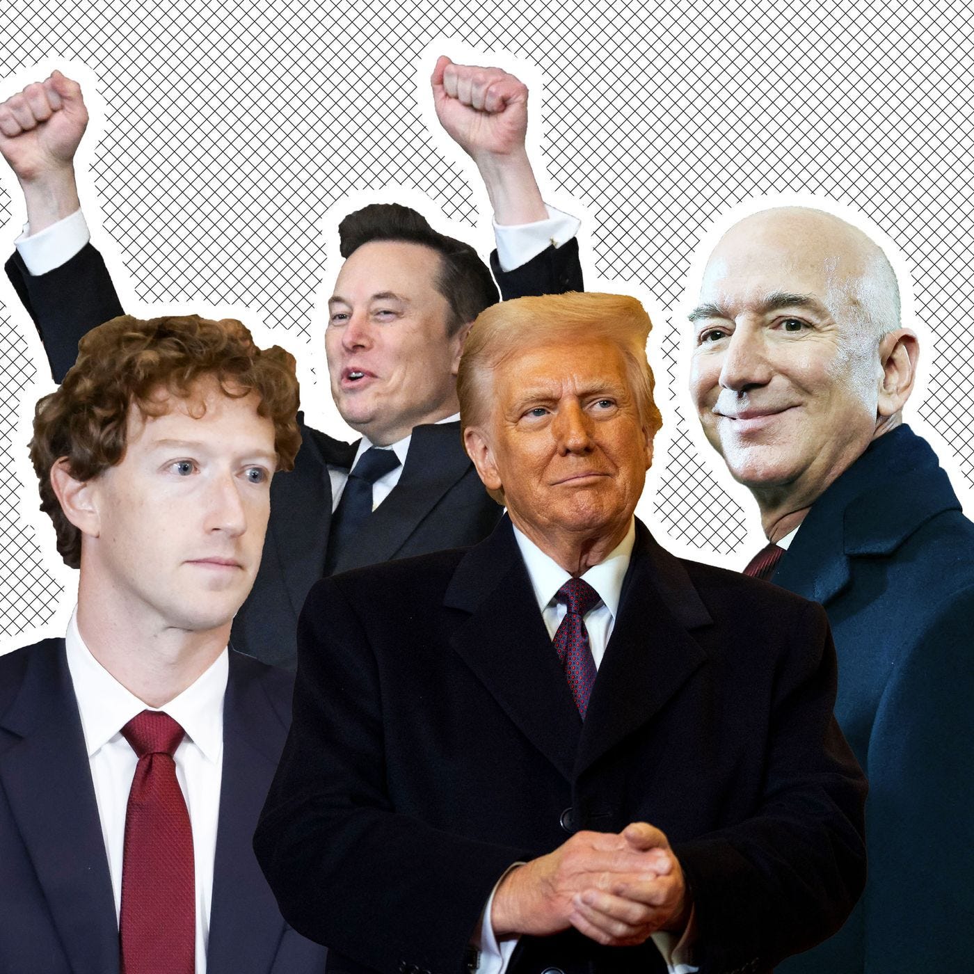 Musk, Bezos, Zuckerberg: Trump's Broligarchy Is Here Musk, Bezos, Zuckerberg: Trump's Broligarchy Is Here