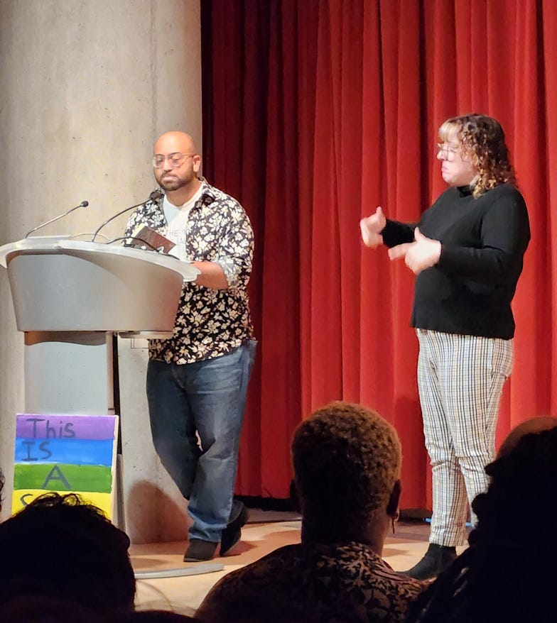 Marlin Jenkins reads poetry.
