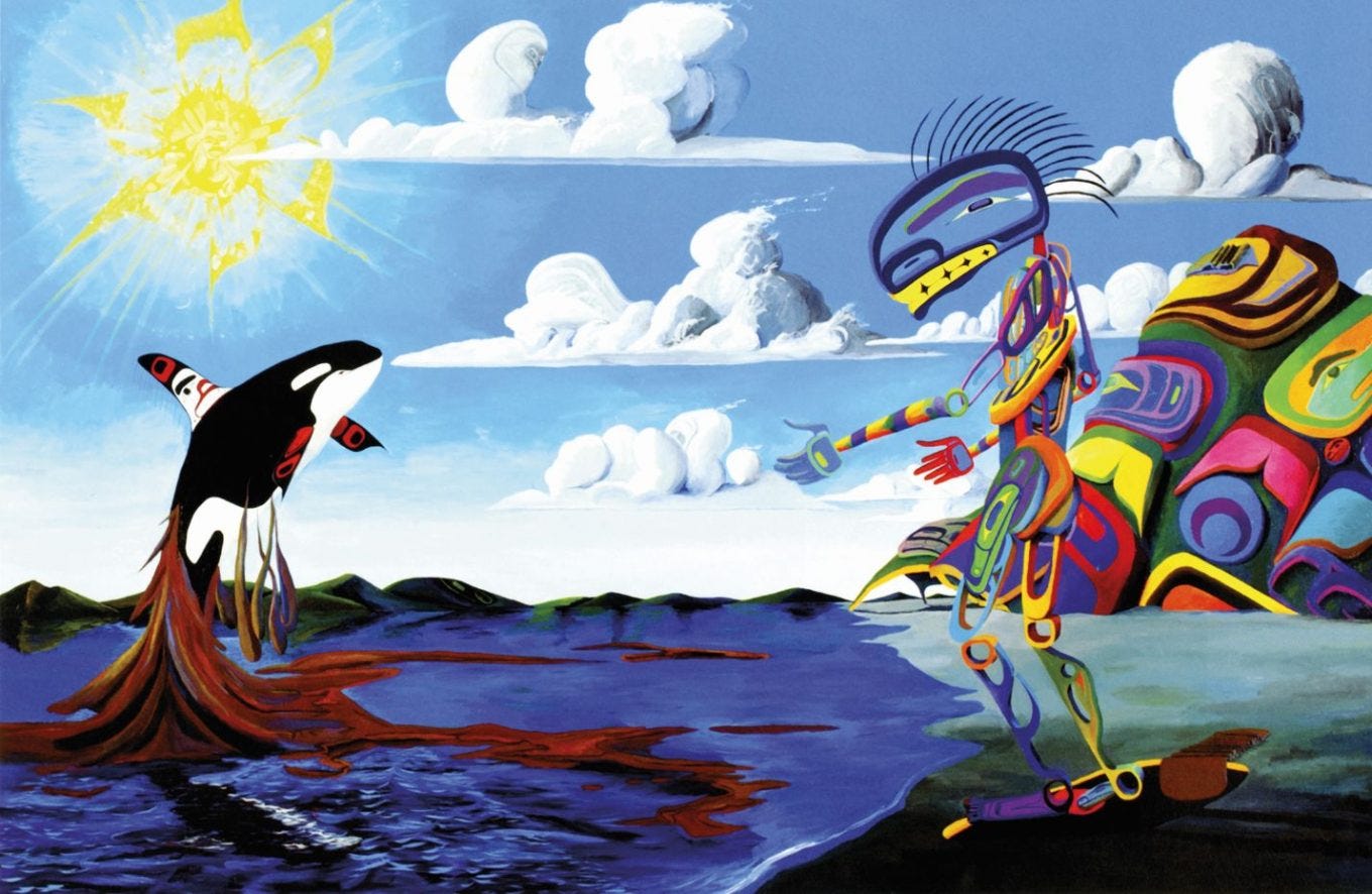 Lawrence Paul Yuxweluptun It is their Time | Vie des arts
