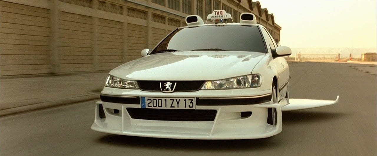 Taxi2 (2000) - Trip to airport scene 【English Subtitles】