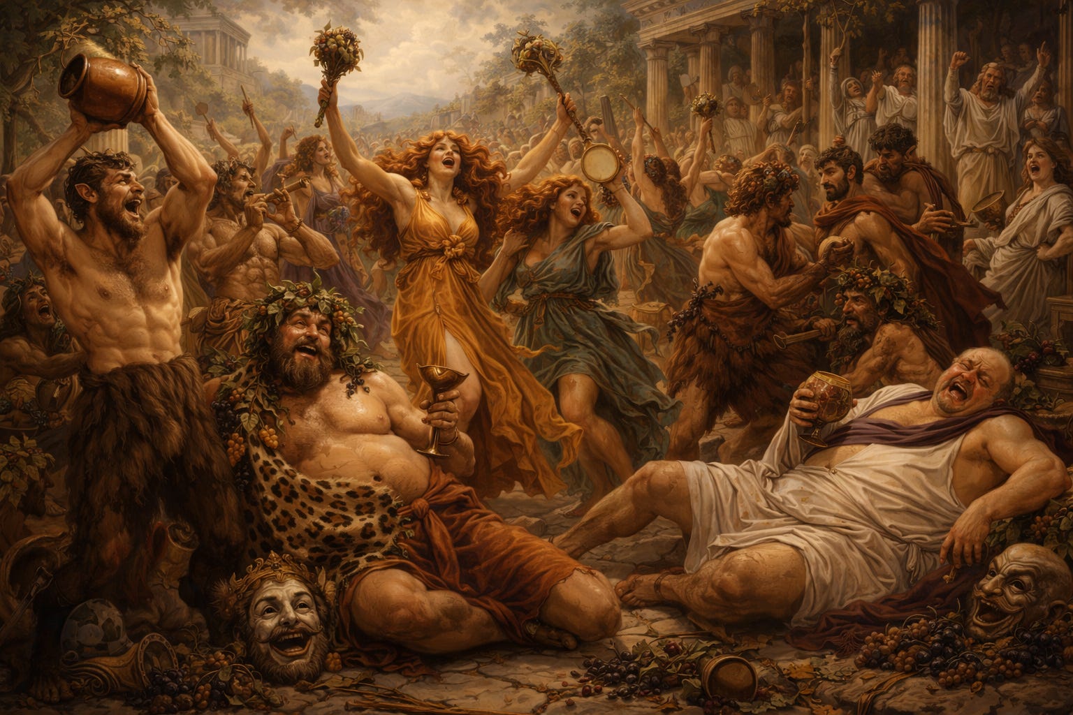 Thiasis Dionysus: A Comprehensive Study of Divine Paradox, Ecstasy, and ...