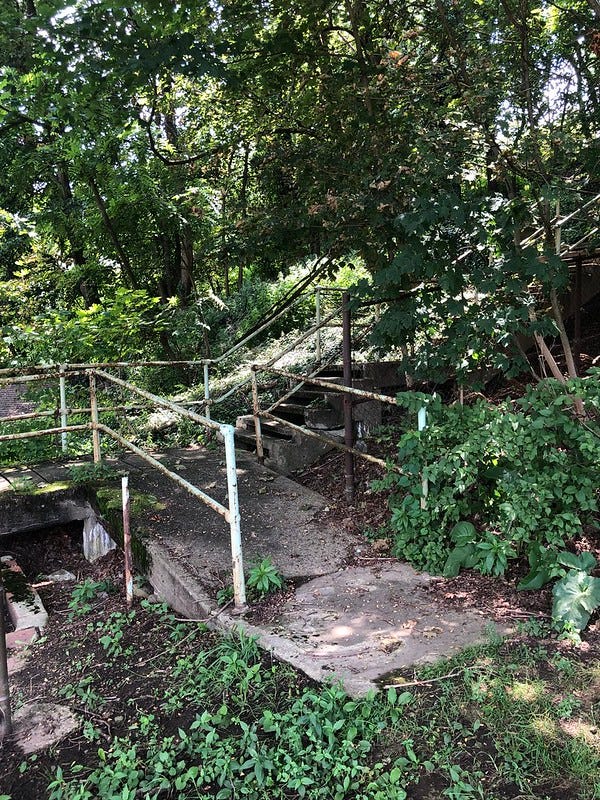 Of course there are city steps - this is the South Side Slopes!