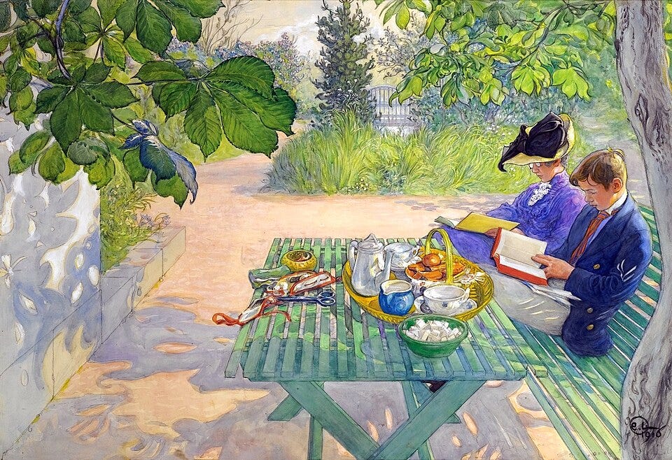 File:Carl Larsson Holiday reading 1916.jpg