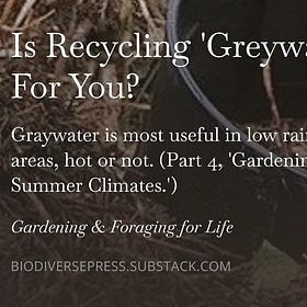 Is Recycling 'Greywater' For You?