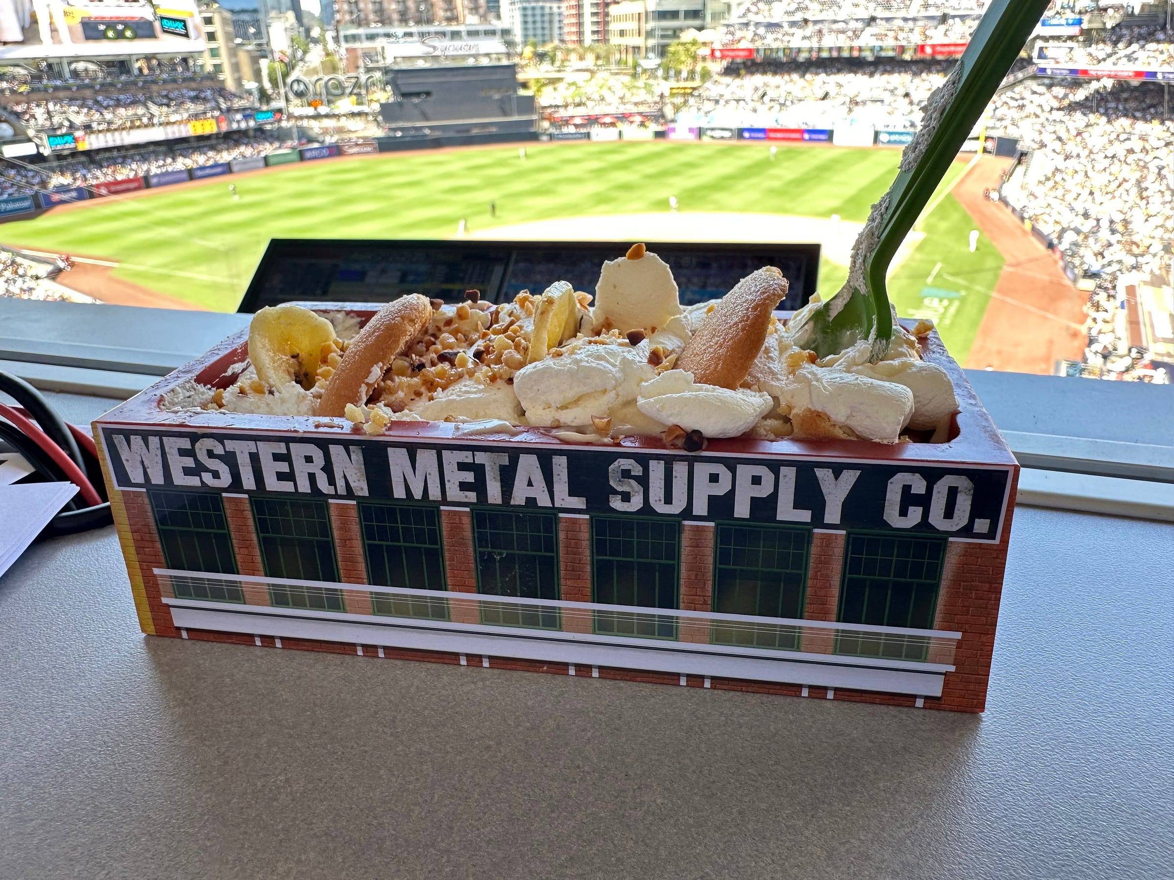 Petco Park Padres banana pudding
