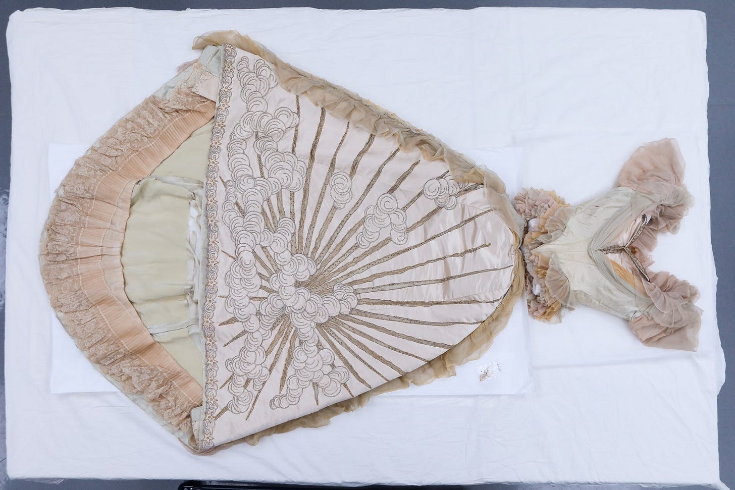 Ballgown Charles Frederick Worth circa 1887.