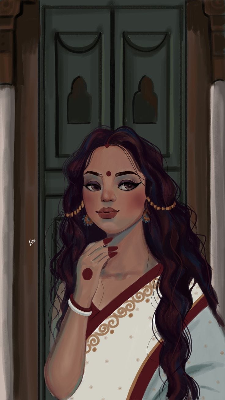 Bengali girl Digital art
