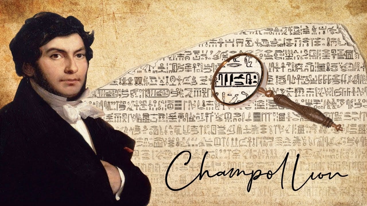 CHAMPOLLION ET LA PIERRE DE ROSETTE Egypto'Logique #3 - YouTube