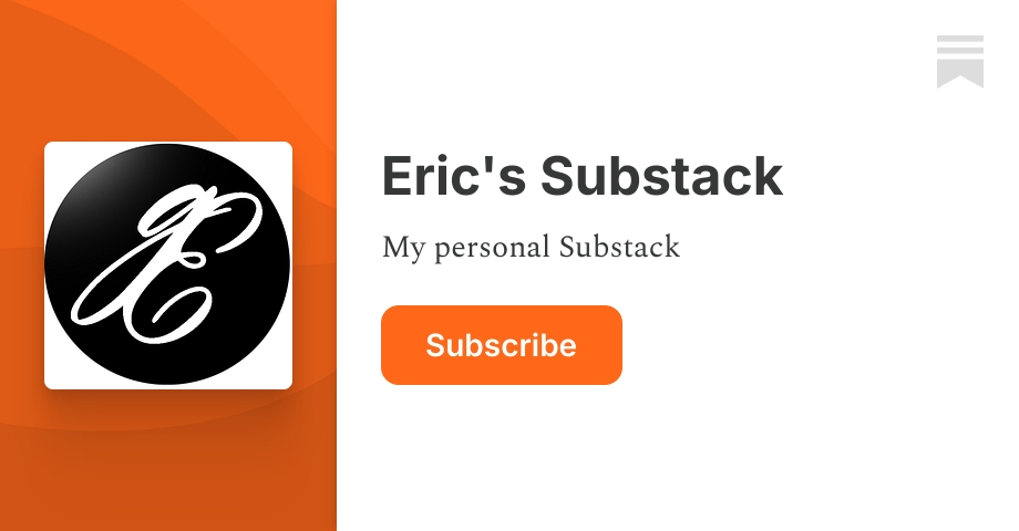 Eric's Substack | Substack