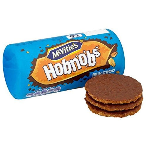 Amazon.com: McVities Dark Chocolate Hob Nobs 300g Amazon.com: McVities Dark Chocolate Hob Nobs 300g