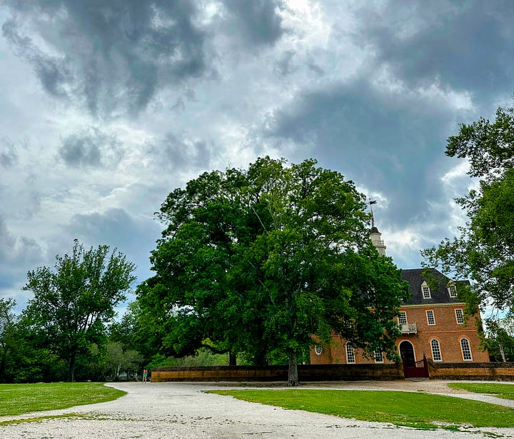 Photos of the Capitol Building in Colonial Williamsburg