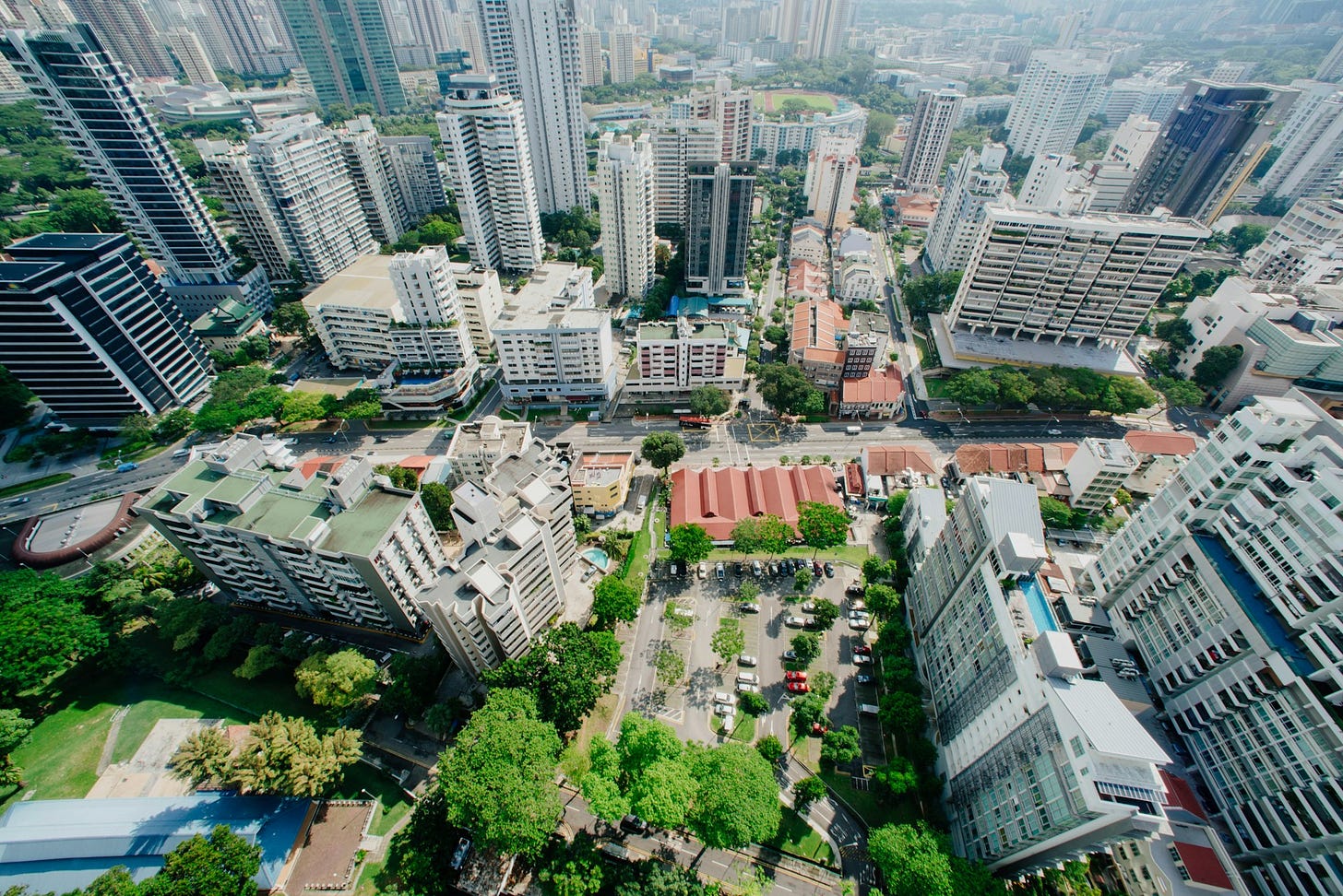 A city landscape