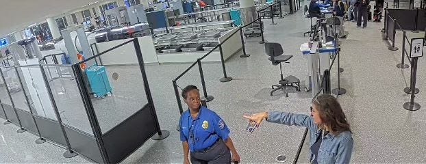 The encounter left employees “visibly upset,” according to an internal investigation by the Charleston Airport Police Department. (Charleston Regional Aviation Authority)