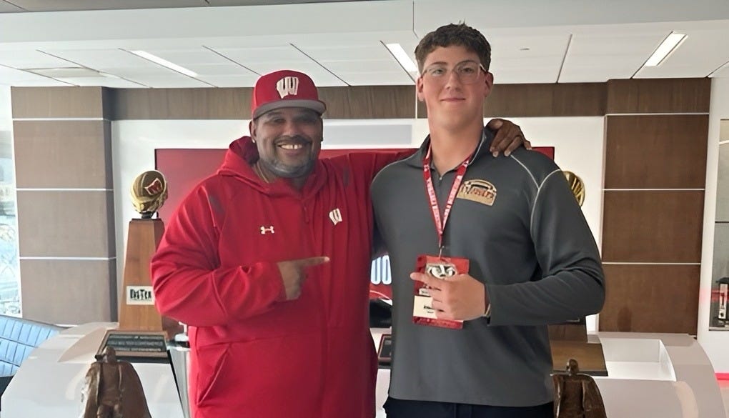 Wisconsin Badgers commit Will Zaccagnino. 