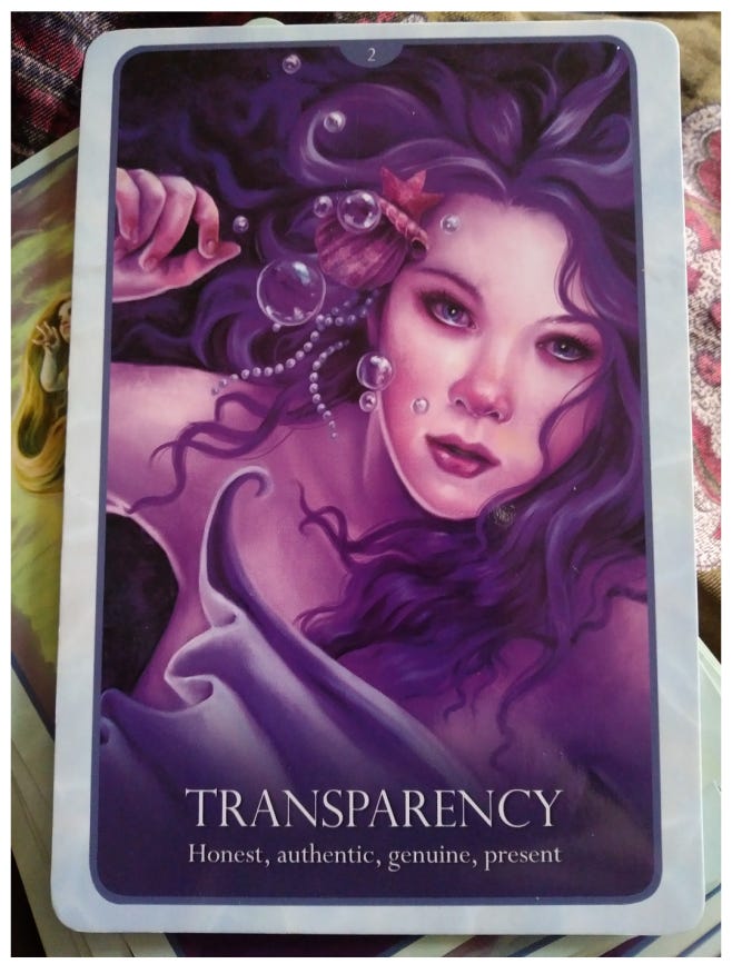 A Message from the Universe - Transparency A Message from the Universe - Transparency