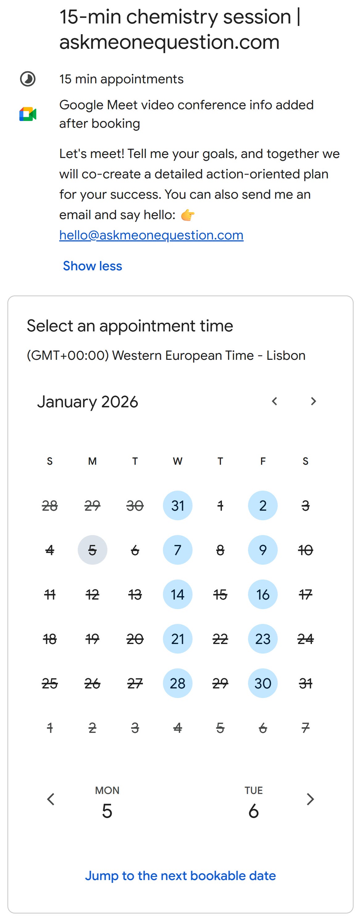 15-min chemistry session | askmeonequestion.com