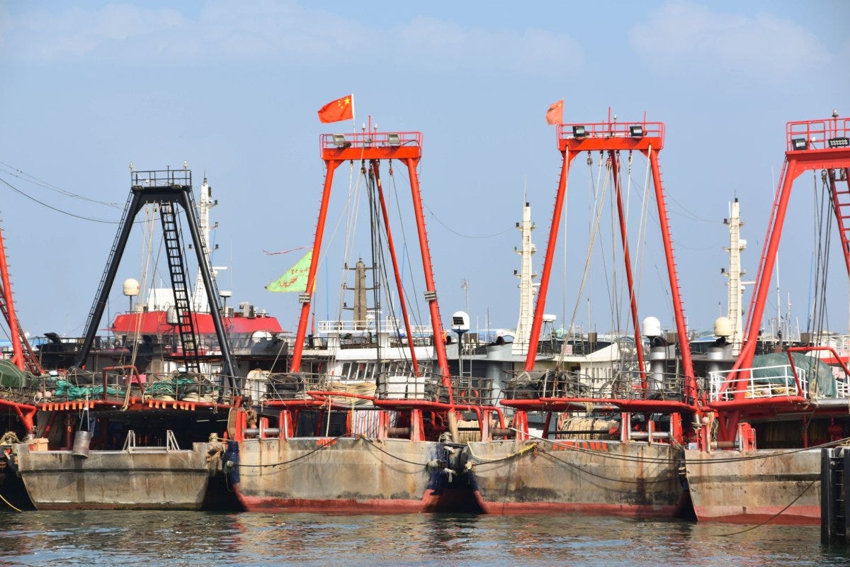 Fishing Trawlers in Hong Kong Fishing Trawlers in Hong Kong