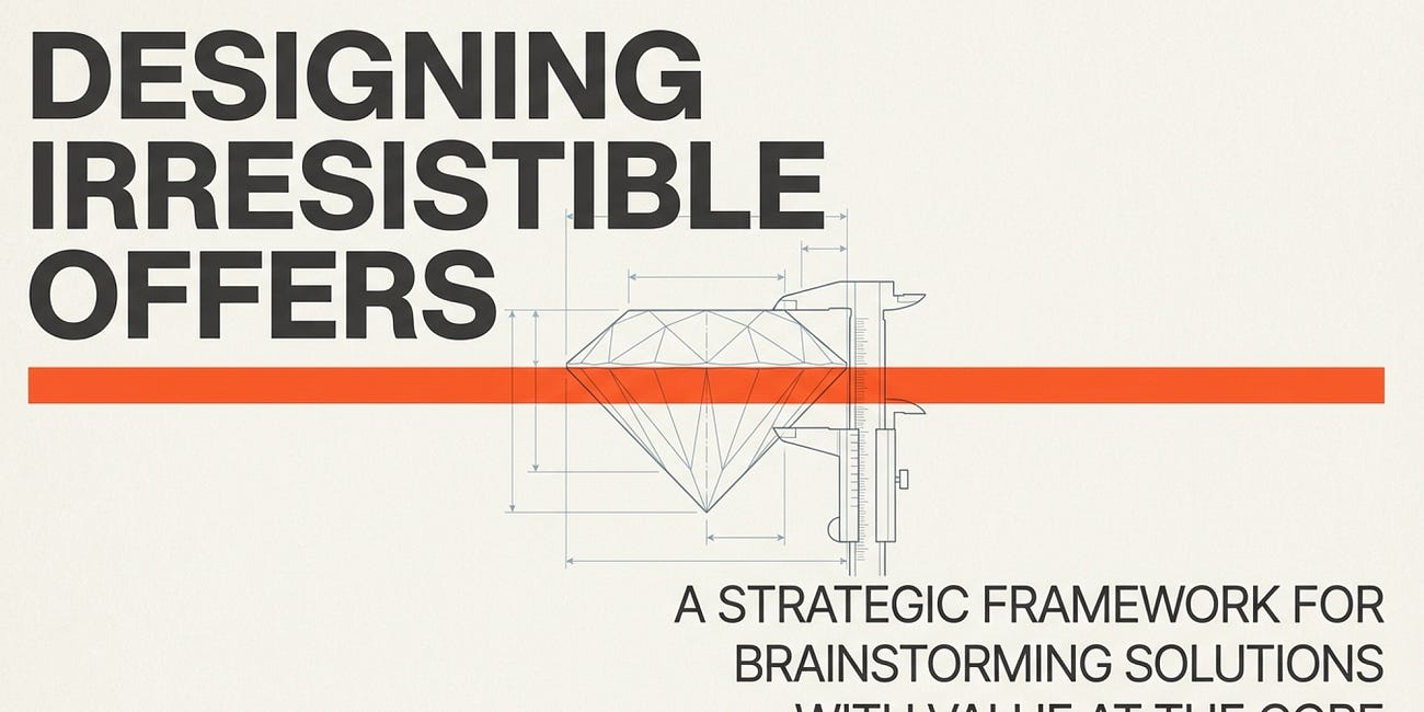 🎓 A Business Strategy Primer Part 2 - Brainstorming Solutions With Value At The Core