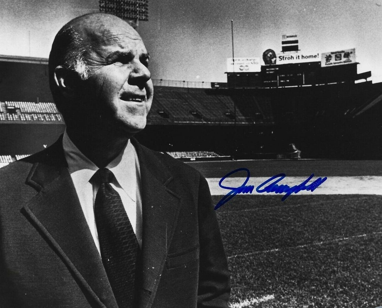 Jim Campbell at Tiger Stadium