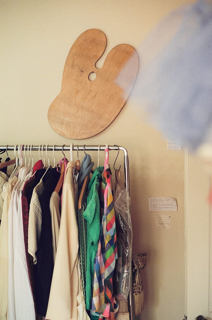 details of Laurs Kemp's studio