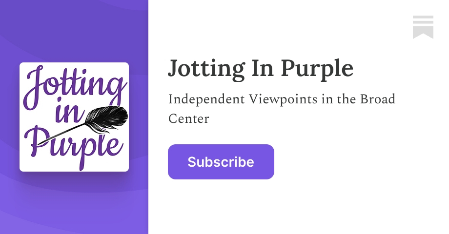 Purple Substack Jotting In Purple | Celia M Paddock | Substack