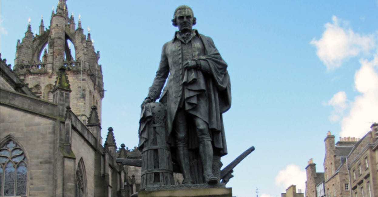 NOTE: The Limits in Adam Smith's "Wealth of Nations" of his Attachment to Laissez-Faire 