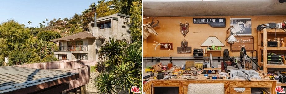 Lynch had several workshop spaces on the compound. He designed some of the property’s metalwork himself.