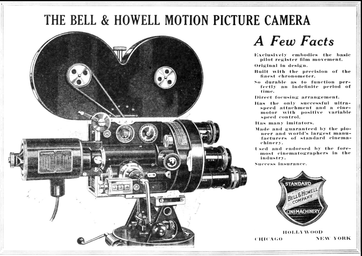 Bell & Howell Standard Cinemachinery Type 2709