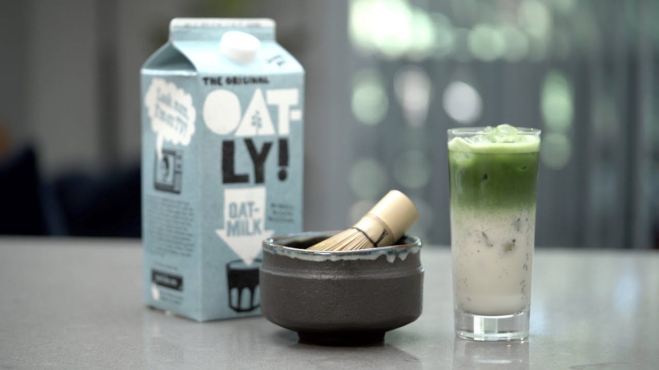 The Matcha Latte | Oat Milk - YouTube