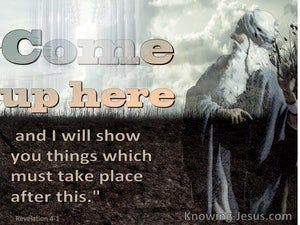Revelation 4:1 After these things I looked, and behold, a door standing open in heaven, and the ...