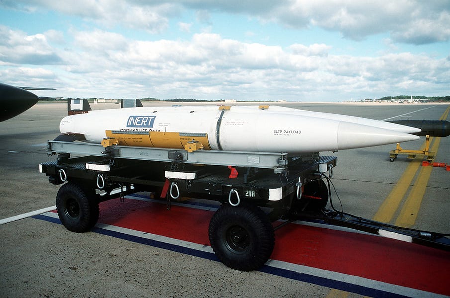 The American AGM-69 SRAM missile The American AGM-69 SRAM missile