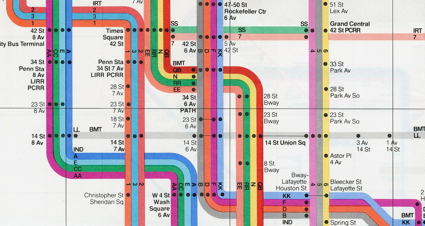 How Vignelli's Design Still Influences NYC's Subway Maps Today | by Allen  Hillery | Nightingale | Medium