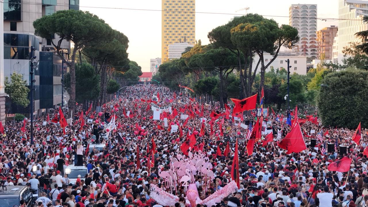 Albania's Flamingo Revolution From Up Close. A participant's perspective on the protests - Center for Western Balkans Studies Albania's Flamingo Revolution From Up Close. A participant's perspective on the protests - Center for Western Balkans Studies