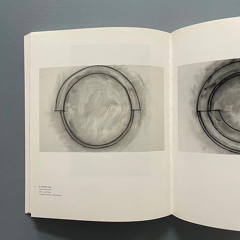 Richard Serra Drawing: A Retrospective, Edited by Gary Garrels, Bernice Rose, and Michelle White, with additional contributions by Lizzie Borden, Magdalena Dabrowski, Richard Serra, and Richard Shiff, The Menil Foundation, Houston, TX, 2011 (Internet Archive here) [Saint-Martin Bookshop, Bruxelles-Brussel. Art: © Richard Serra / ARS, New York]