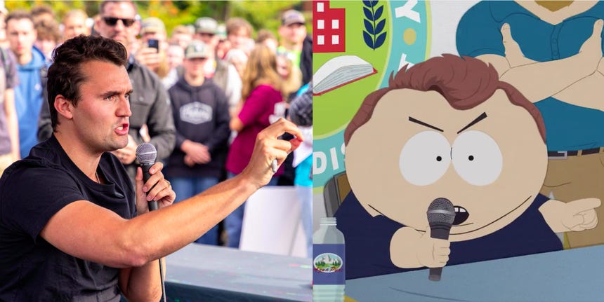 NEW: South Park features Cartman as Charlie Kirk in new episode