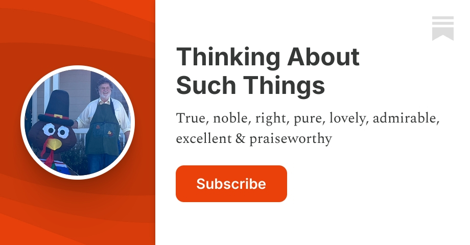 Thinking About Such Things | Jeff Cook-Coyle | Substack