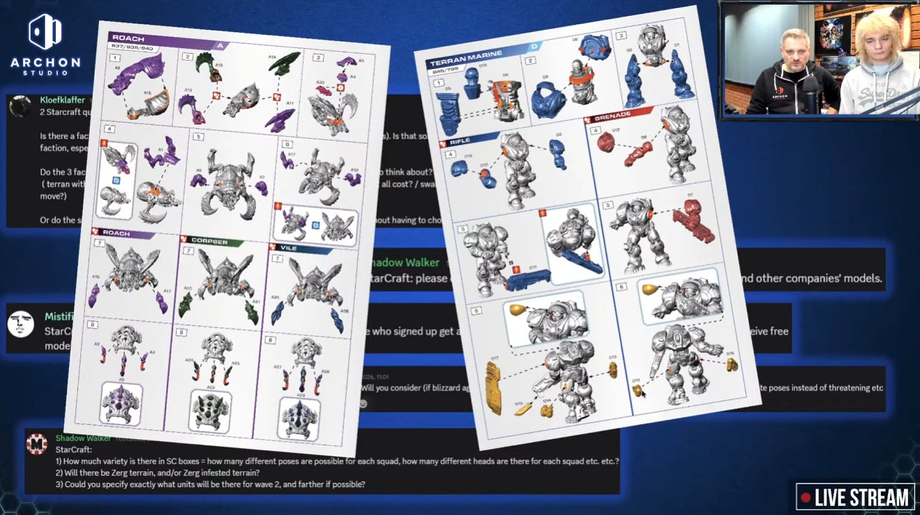 StarCraft update: You must construct additional miniatures
