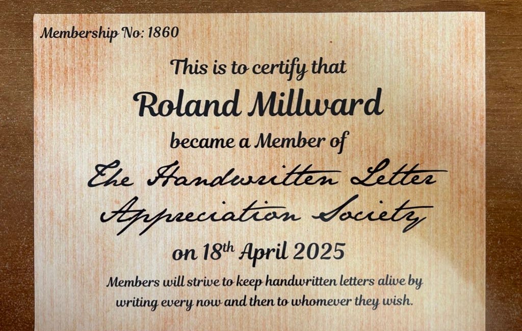 The Handwritten Letter Appreciation Society
