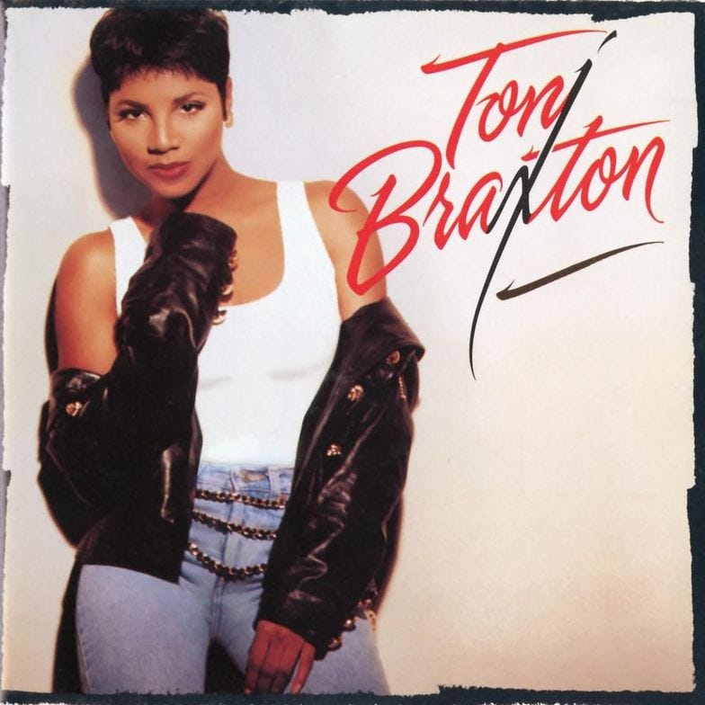 Toni Braxton self-titled album cover